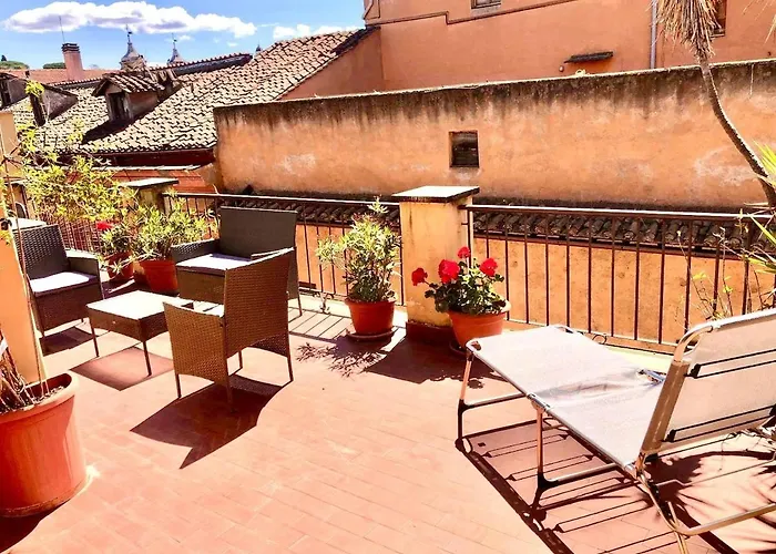 Private Terrace Penthouse With Elevator Piazza Spagna Apartment Rom
