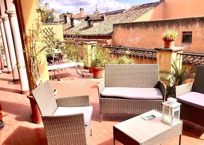 Private Terrace Penthouse With Elevator Piazza Spagna * Rom